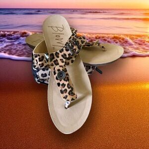 Blowfish Malibu Women's Leopard Print Sandals